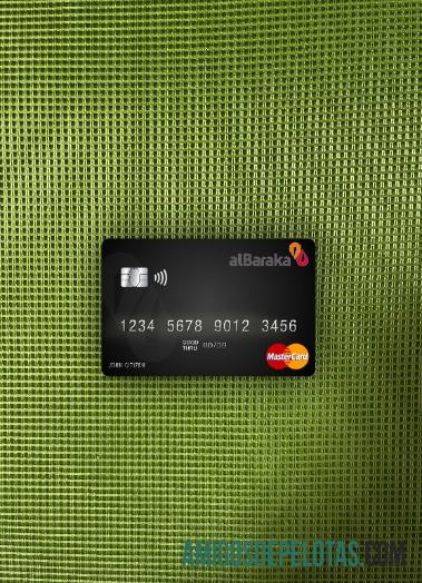 Paquistão Al Baraka Bank Mastercard Photolook Front exemplo real